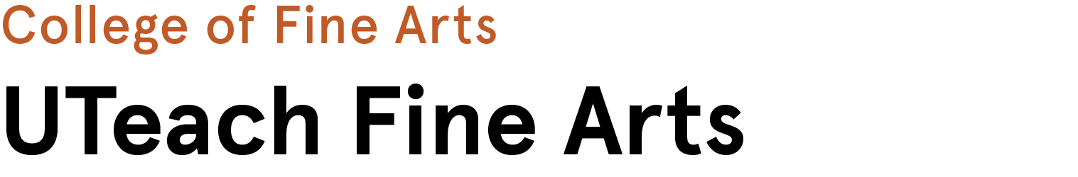 UTeach Fine Arts Logo