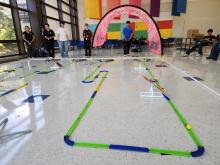 Students at drone competition