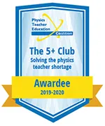 PhysTEC 5club 2020 badge Smaller image