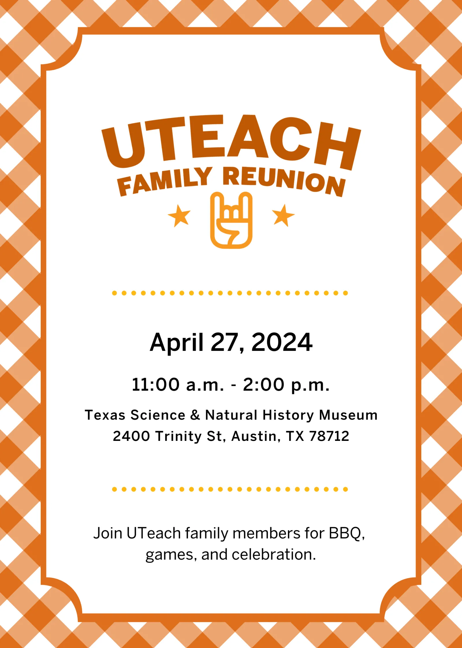 UTeach Family Reunion Image