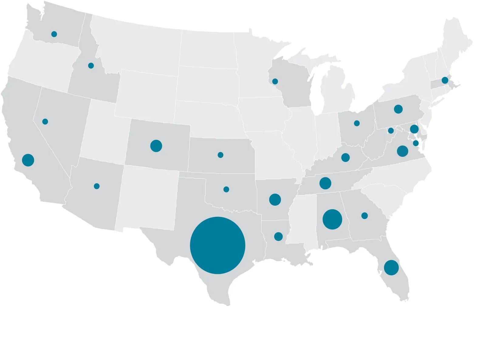 uteach national map 2023 image